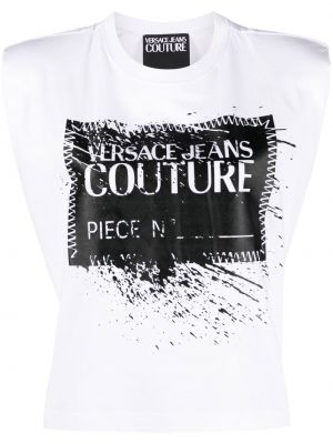 Топ с принт Versace Jeans Couture