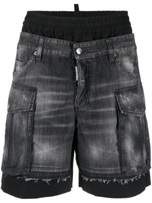 Jeansshorts Dsquared2 svart