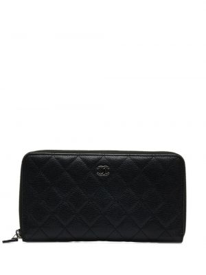 Πορτοφόλι με φερμουάρ Chanel Pre-owned μαύρο