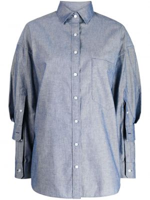 Bavlnená košeľa Kolor modrá