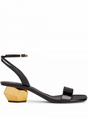 Sandali con tacco Giuseppe Zanotti nero