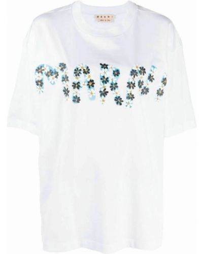 T-shirt Marni, biały
