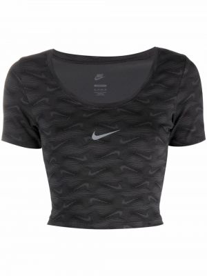 Camiseta con cordones Nike negro