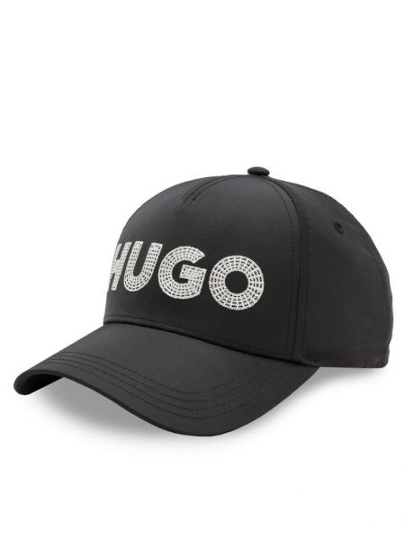 Kepurė su snapeliu Hugo juoda