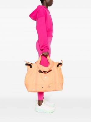 Shopper kabelka Adidas By Stella Mccartney oranžová