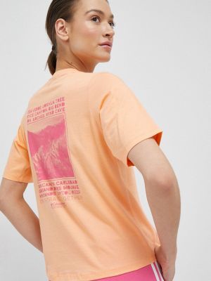 Памучна тениска Columbia оранжево