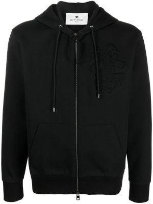 Blixtlås hoodie Etro svart