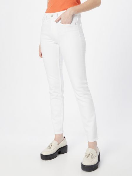Kitsa lõikega teksapüksid Polo Ralph Lauren valge