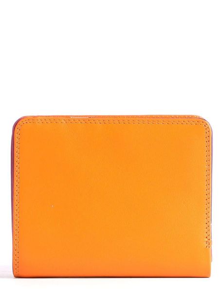 Кожаный кошелек Mywalit оранжевый