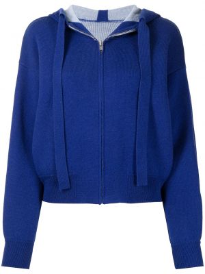 Džemperis su gobtuvu su užtrauktuku Onefifteen mėlyna