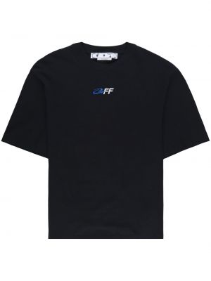 T-shirt med broderi Off-white