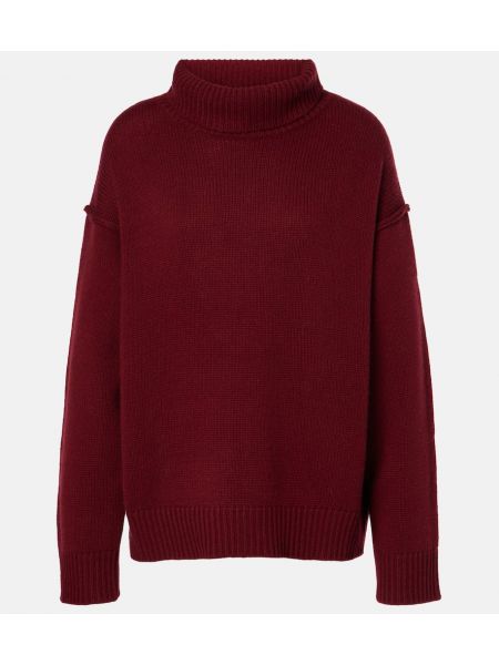 Cashmere ull turtleneck Jardin Des Orangers rød