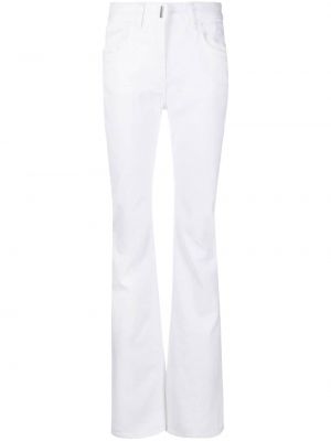 Alt laienevad teksapüksid Givenchy valge