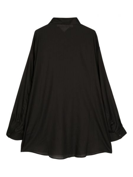 Medvilninė marškiniai Isabel Benenato juoda