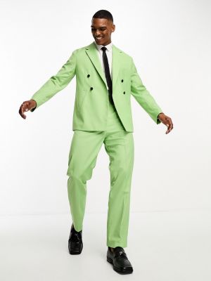 Devils Advocate костюм с широкими брюками зеленый