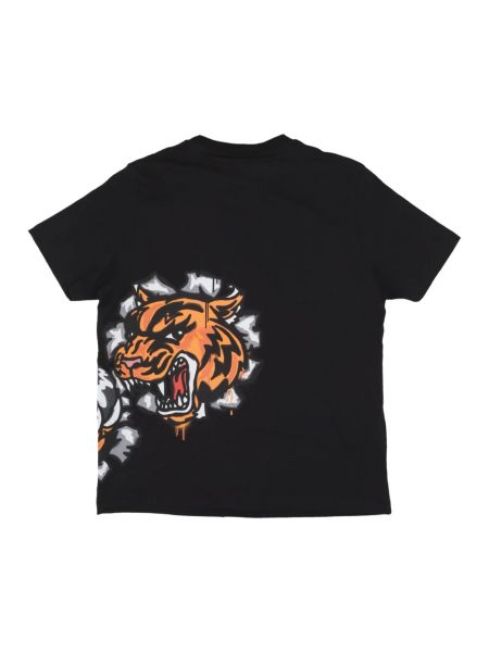 Koszulka w tygrysie prążki Disclaimer czarna