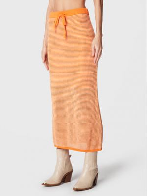 Midi sukně Seafolly oranžové