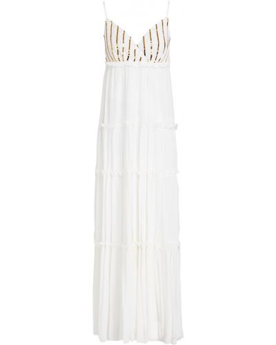 Sukienka długa Sundress, biały