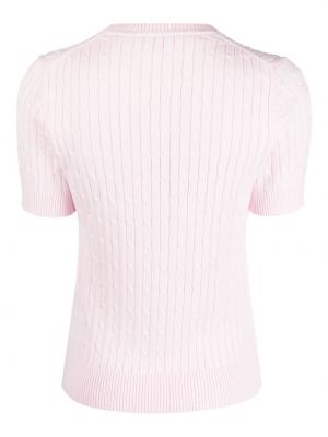 Pullover mit stickerei Tommy Hilfiger pink