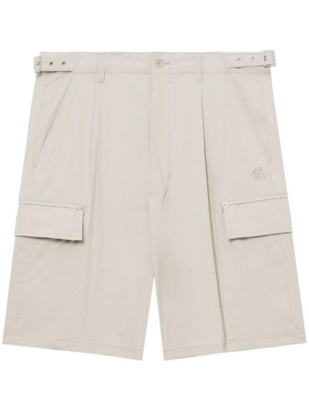 Shorts cargo brodeés Izzue beige