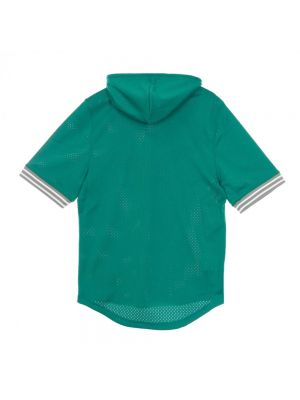 Bluza z kapturem z siateczką Mitchell & Ness zielona