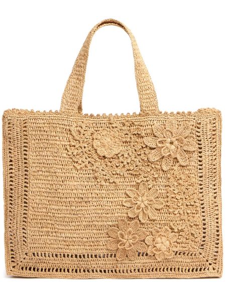 Blomstret shopping bag Zimmermann