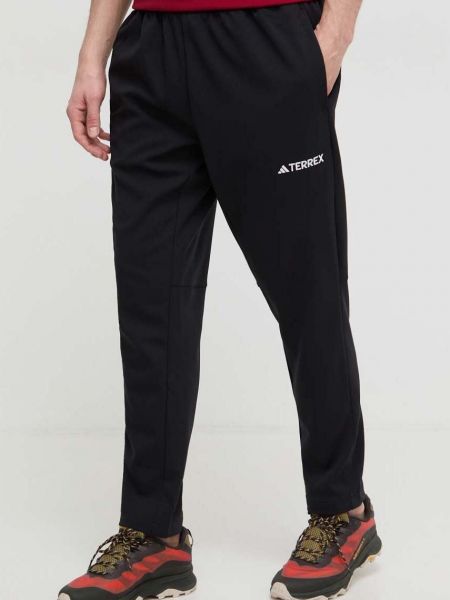 Однотонные спортивные штаны Adidas Terrex черные