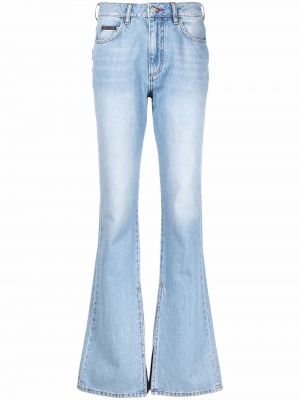 Jeans a vita alta Philipp Plein blu