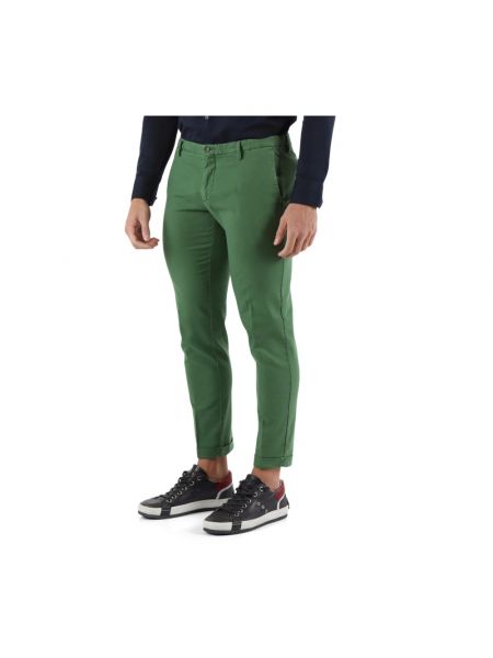 Pantalones chinos de lino de algodón At.p.co verde