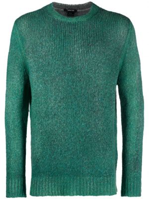 Sweter z okrągłym dekoltem Avant Toi zielony