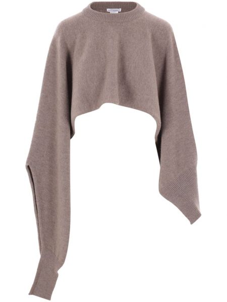 Draperet lang sweater Niccolò Pasqualetti brun