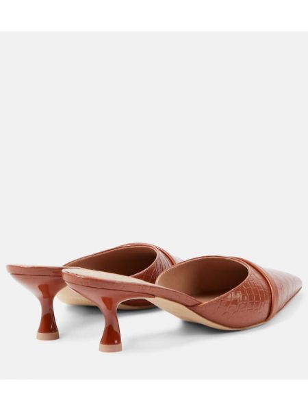 Mules en cuir Malone Souliers marron