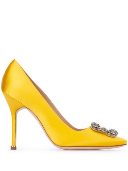 Pumps Manolo Blahnik gul