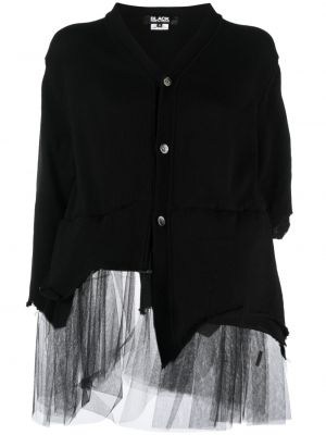 Asymmetrisk tröja Black Comme Des Garçons svart