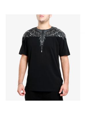 Hemd aus baumwoll mit print Marcelo Burlon schwarz