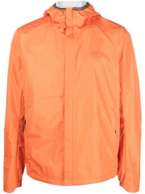 Lehká bunda na zip s kapucí Rossignol oranžová
