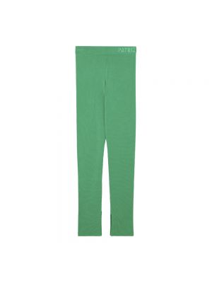 Proste spodnie Patrizia Pepe zielone