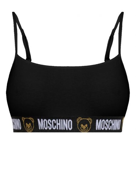 Bandeau-rintaliivit Moschino musta