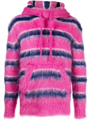 Džemperis ar kapuci Marni rozā