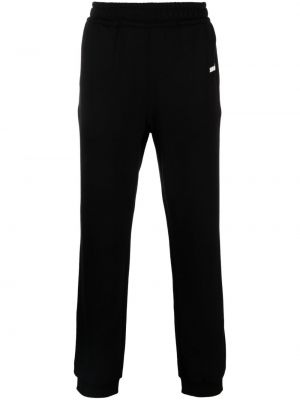 Βαμβακερό αθλητικό παντελόνι Burberry μαύρο