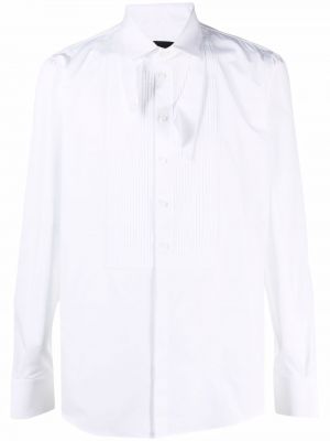 Camisa plisada Dsquared2 blanco