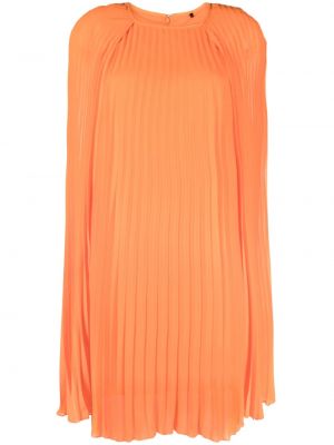Плисирана коктейлна рокля Essentiel Antwerp оранжево