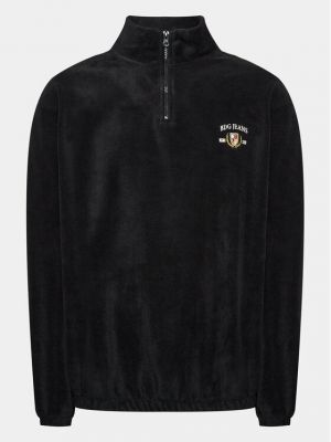 Laza szabású fleece pulóver Bdg Urban Outfitters fekete