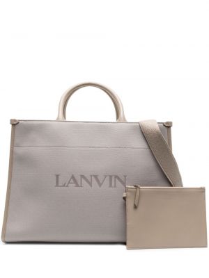 Alışveriş çantası Lanvin gümüş