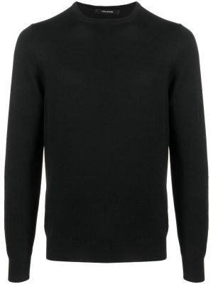 Vlnený sveter Tagliatore čierna