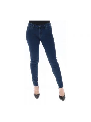 Skinny jeans mit geknöpfter mit reißverschluss Lee blau