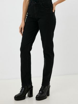 Черные прямые джинсы Jst