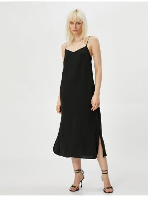Midi šaty Koton černé