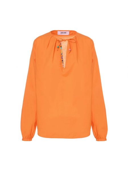 Bluzka bawełniana Bazar Deluxe pomarańczowa