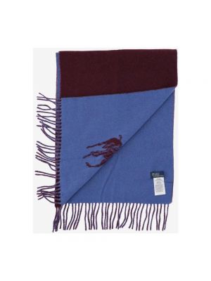 Bufanda de lana Ralph Lauren azul
